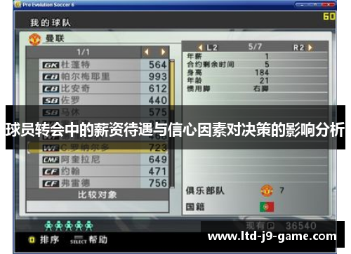 球员转会中的薪资待遇与信心因素对决策的影响分析
