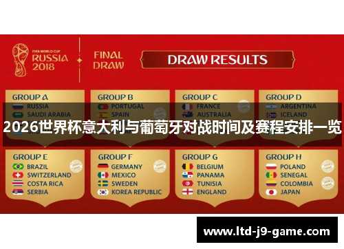 2026世界杯意大利与葡萄牙对战时间及赛程安排一览